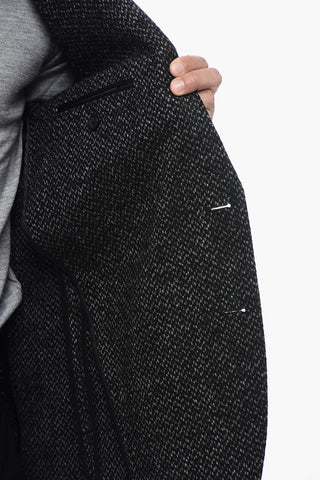 TAILORED Blazer in Lana Motivo Spigato con Rever Classico