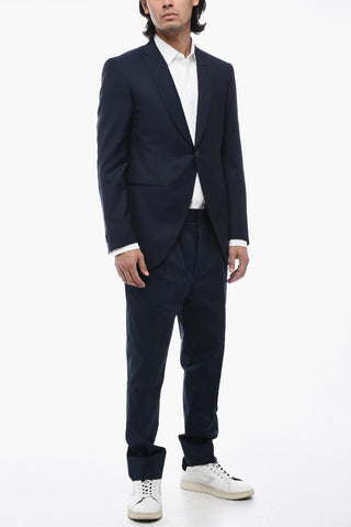 Blazer ACADEMY in Misto Lana e Seta con Rever a Lancia