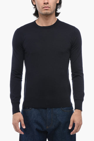 Crew Neck Cashmere and Silk Sweater