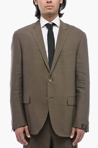 Half-lined ACADEMY Suit with Flap Pockets
