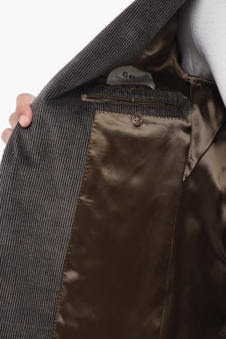 CC COLLECTION Corduroy Blazer with Welt Pockets