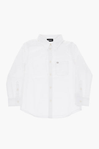 Camicia CSMOI in Popeline di Cotone con Collo Italiano