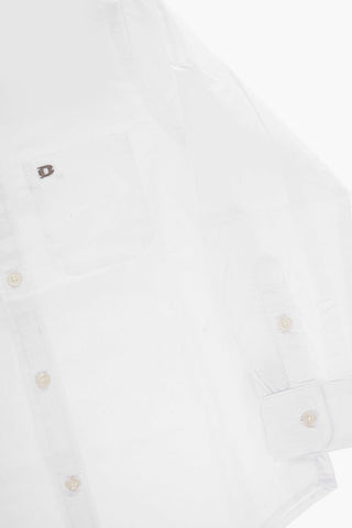 Camicia CSMOI in Popeline di Cotone con Collo Italiano