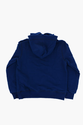 ICON Brushed Cotton Hoodie with Contrasting Logo