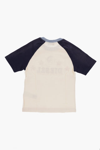 Oversized TURRY-D4D Crew-Neck T-shirt with Embossed lOGO