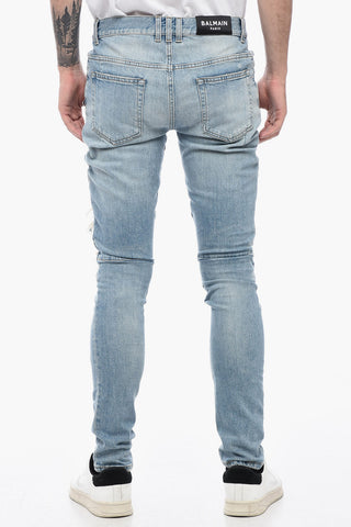 Distressed Effect Slim Fit Jeans 14 cm
