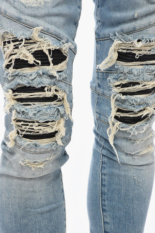 Distressed Effect Slim Fit Jeans 14 cm