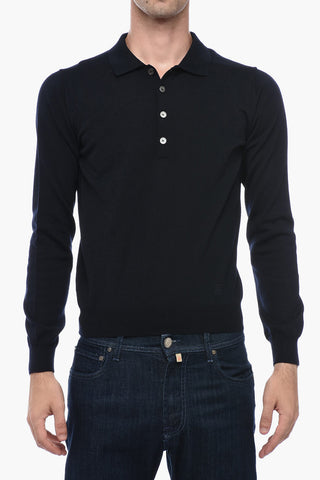 Polo Neck Virgin Wool Sweater