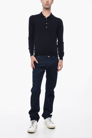 Polo Neck Virgin Wool Sweater