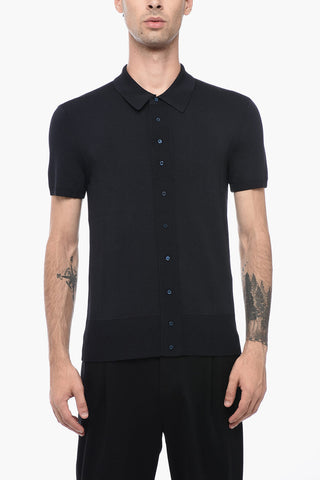 Polo Slim Fit in Tessuto Tecnico
