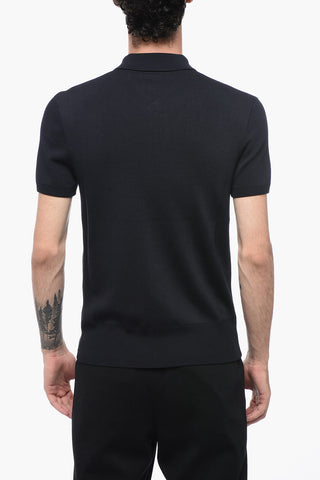 Polo Slim Fit in Tessuto Tecnico