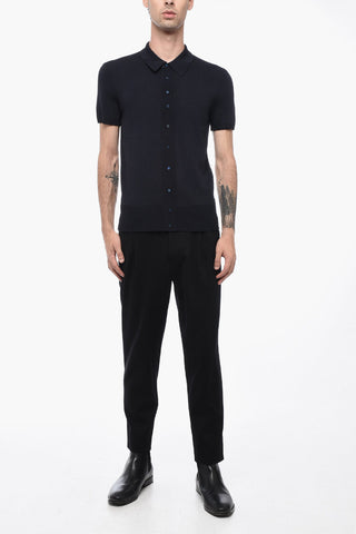 Polo Slim Fit in Tessuto Tecnico