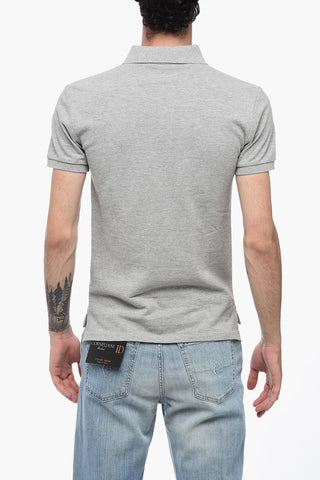 Slim Fit Cotton Polo with Embroidered Logo