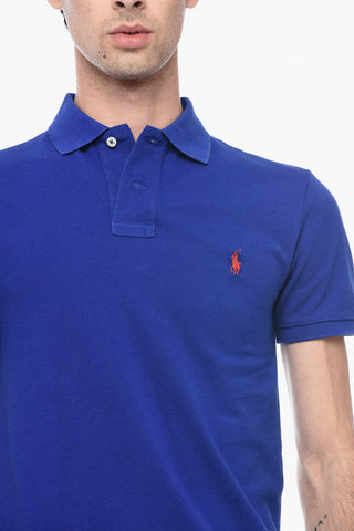 Piquet Cotton Polo with Embroidered Logo