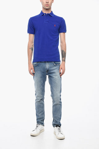 Piquet Cotton Polo with Embroidered Logo