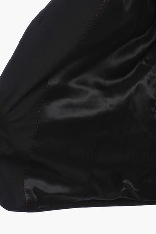 Blazer in Lana Vergine con Cappuccio Removibile
