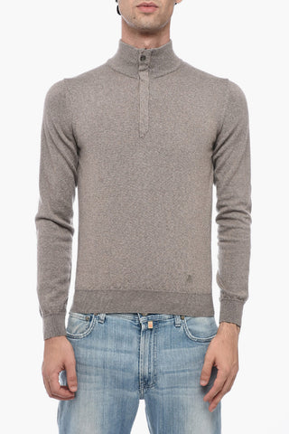 Maglia in Lana con Half Zip