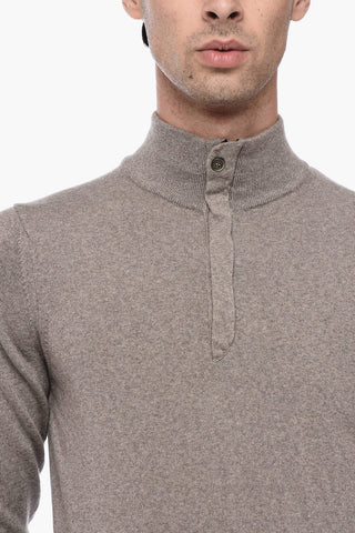 Maglia in Lana con Half Zip