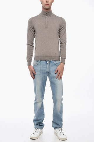 Maglia in Lana con Half Zip