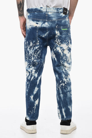Jeans Regular Fit con Design Sketch e Vita Elastica 16cm