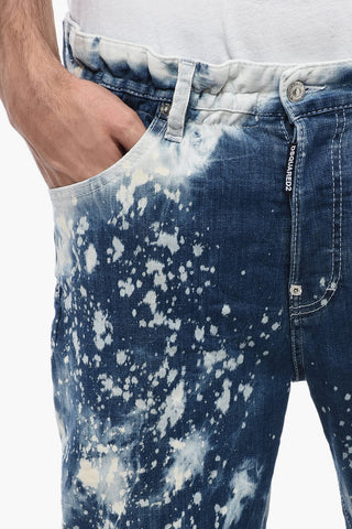 Jeans Regular Fit con Design Sketch e Vita Elastica 16cm