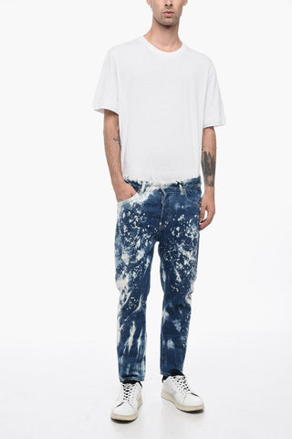 Jeans Regular Fit con Design Sketch e Vita Elastica 16cm