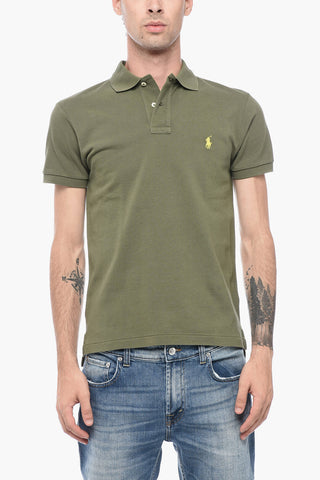 Piquet Cotton Polo with Embroidered Logo