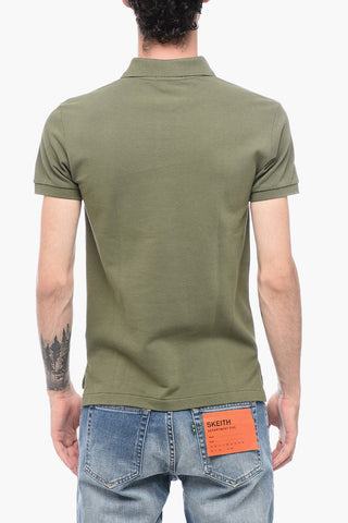 Piquet Cotton Polo with Embroidered Logo