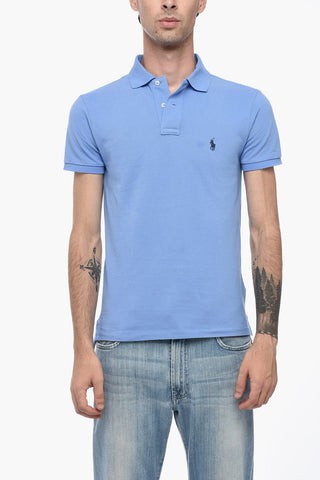 Piquet Cotton Polo with Embroidered Logo