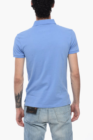 Piquet Cotton Polo with Embroidered Logo