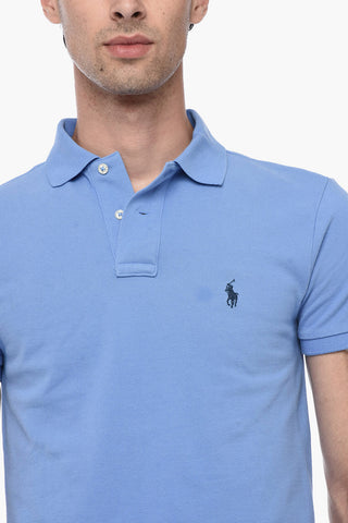 Piquet Cotton Polo with Embroidered Logo