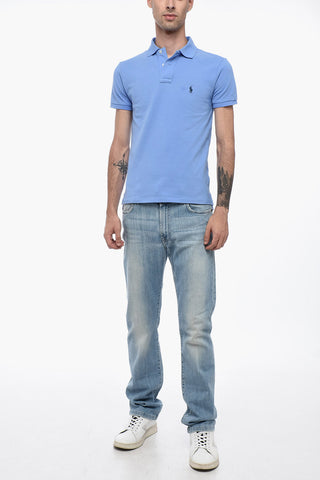 Piquet Cotton Polo with Embroidered Logo