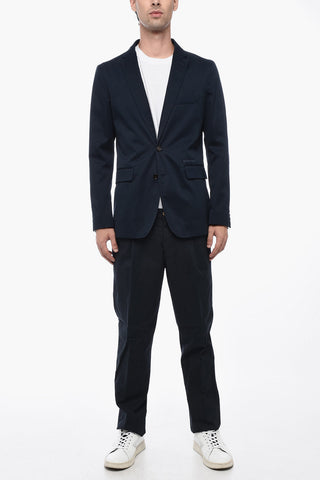 Blazer Monopetto Con Tasche Ad Aletta