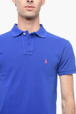 Piquet Cotton Polo with Embroidered Logo