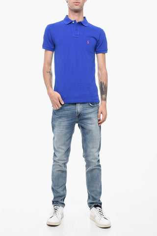 Piquet Cotton Polo with Embroidered Logo