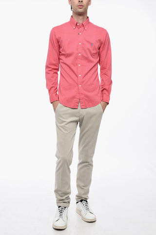 Button-down Twill Cotton Shirt