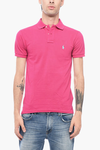 Polo Slim Fit con Logo Ricamato