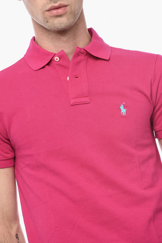 Polo Slim Fit con Logo Ricamato