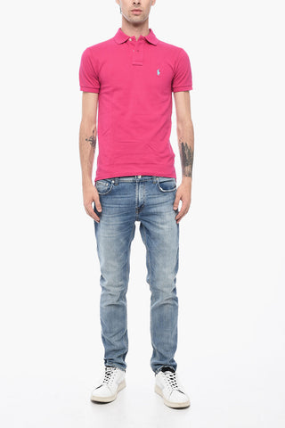 Polo Slim Fit con Logo Ricamato