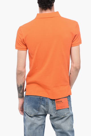 Bouclè Cotton Slim Fit Polo