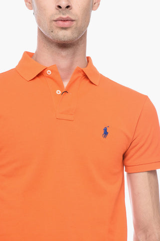 Bouclè Cotton Slim Fit Polo