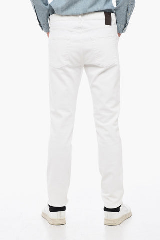 Stretch Cotton Slim Fit Jeans 16cm