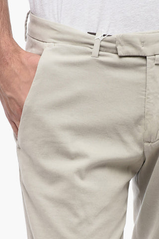 Slim Fit Trousers with Welt Pockets
