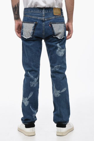 3.PARADIS Straight Leg Printed Jeans 18cm L.32