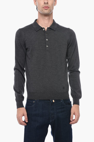 Polo Neck Virgin Wool Sweater