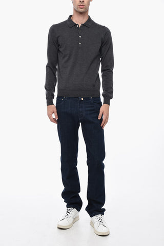 Polo Neck Virgin Wool Sweater