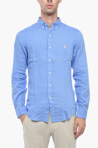 Button-down Pure Linen Shirt