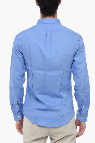 Button-down Pure Linen Shirt