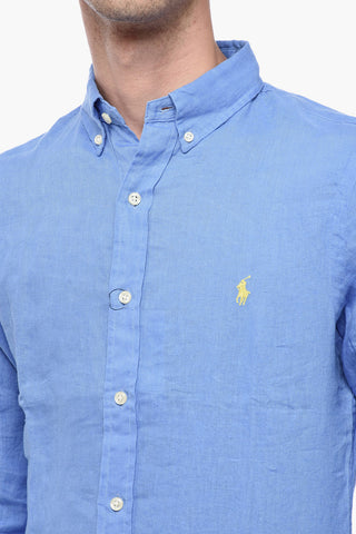 Button-down Pure Linen Shirt