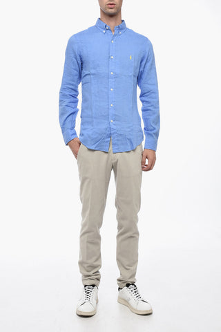 Button-down Pure Linen Shirt